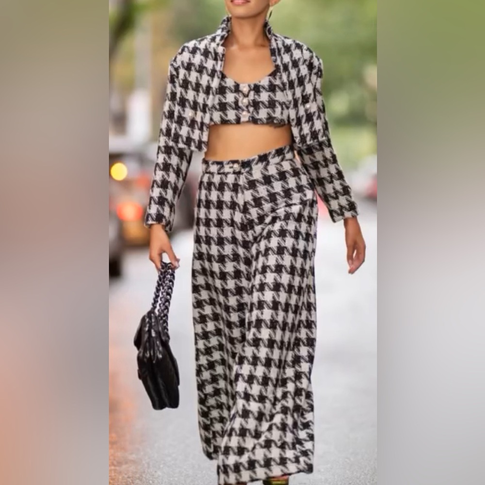 Storets Monochrome Houndstooth Set